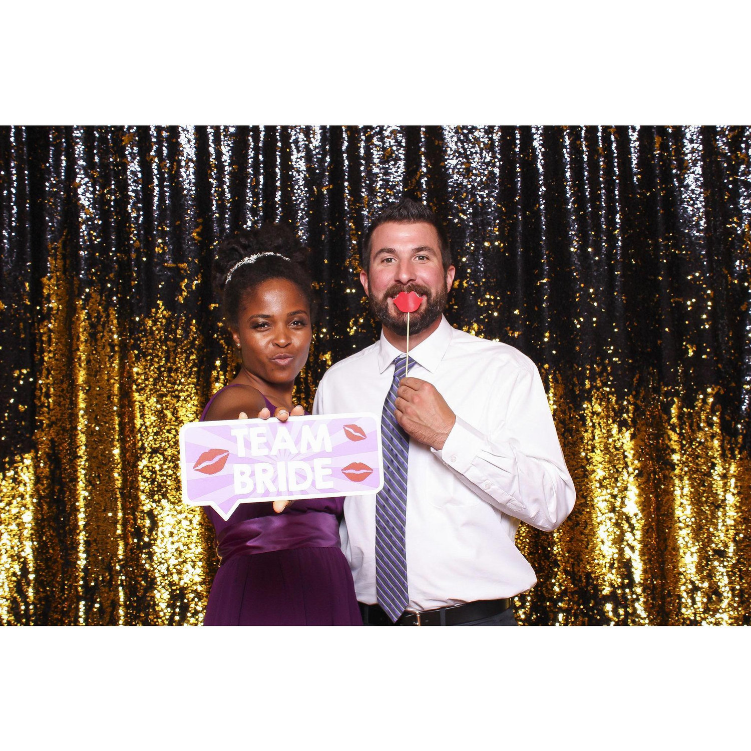 At Katie's wedding, being silly!