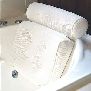 Homer's Choice Bath Pillow Bathtub Spa Pillow, Non-Slip 6 Large Suction Cups, Extra Thick for Perfect Head, Neck, Back and Shoulder Support by Idle Hippo, Fits