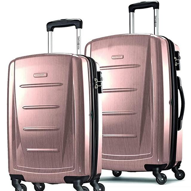 Samsonite Winfield 2 Hardside Expandable Luggage with Spinner Wheels (Artic Pink, 2-Piece Set (20/28))