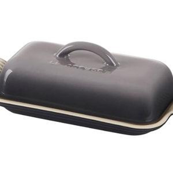 Le Creuset Stoneware Heritage Butter Dish, Oyster