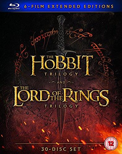 Hobbit Trilogy/The Lord Of The Rings Trilogy: Six Film Collection Extended Edition [Blu-Ray] [2016]