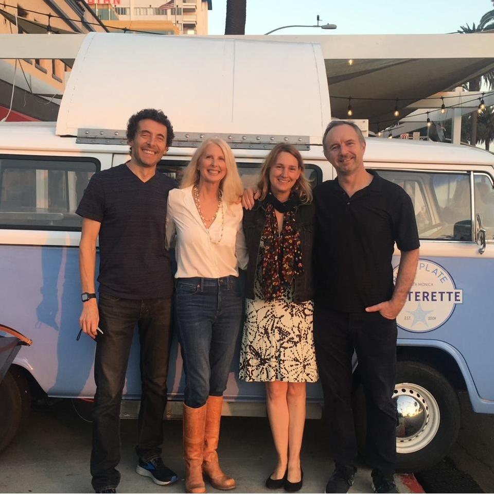 Dinner with Adam and Kelly in Santa Monica