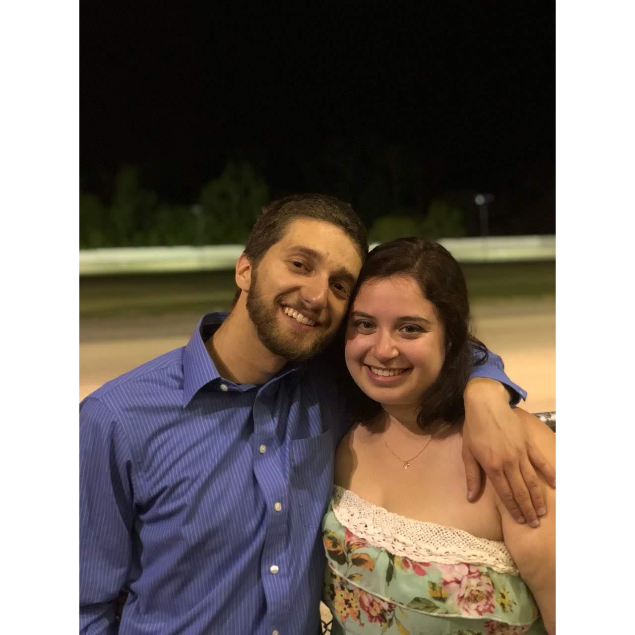 Nathan's 24th birthday at the horse racetrack