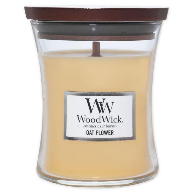 WoodWick® Oat Flower Medium Hourglass Jar Candle