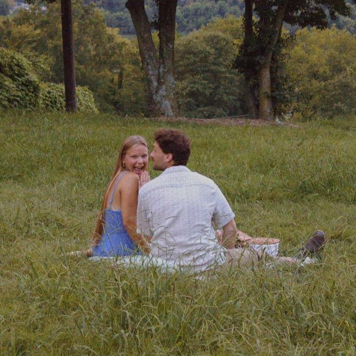 The day we got engaged! August 17, 2024, Libby Hill Park