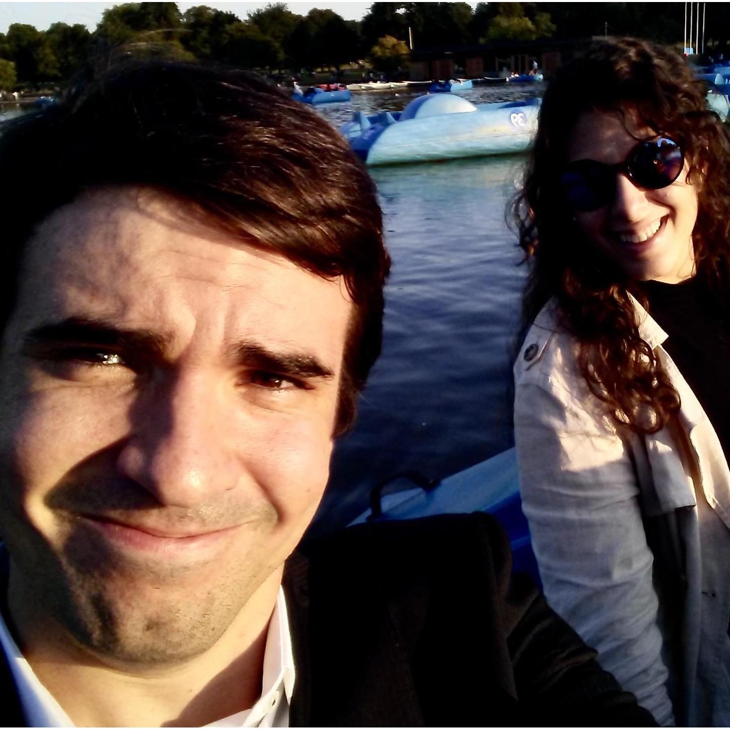 Summer 2017: Peddle-boating Hyde Park (London)