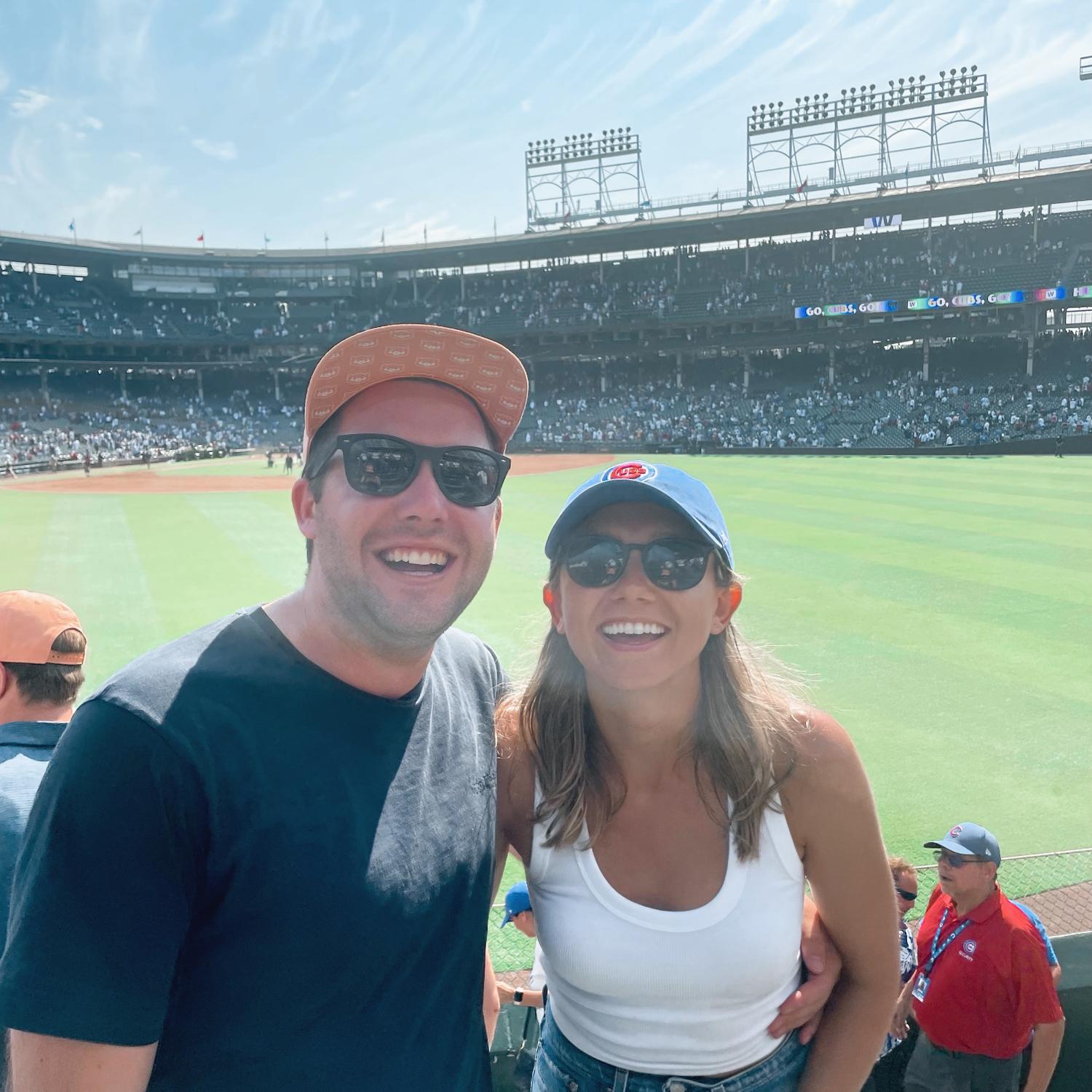 Our last Cubs game as part of our farewell-tour of Chicago