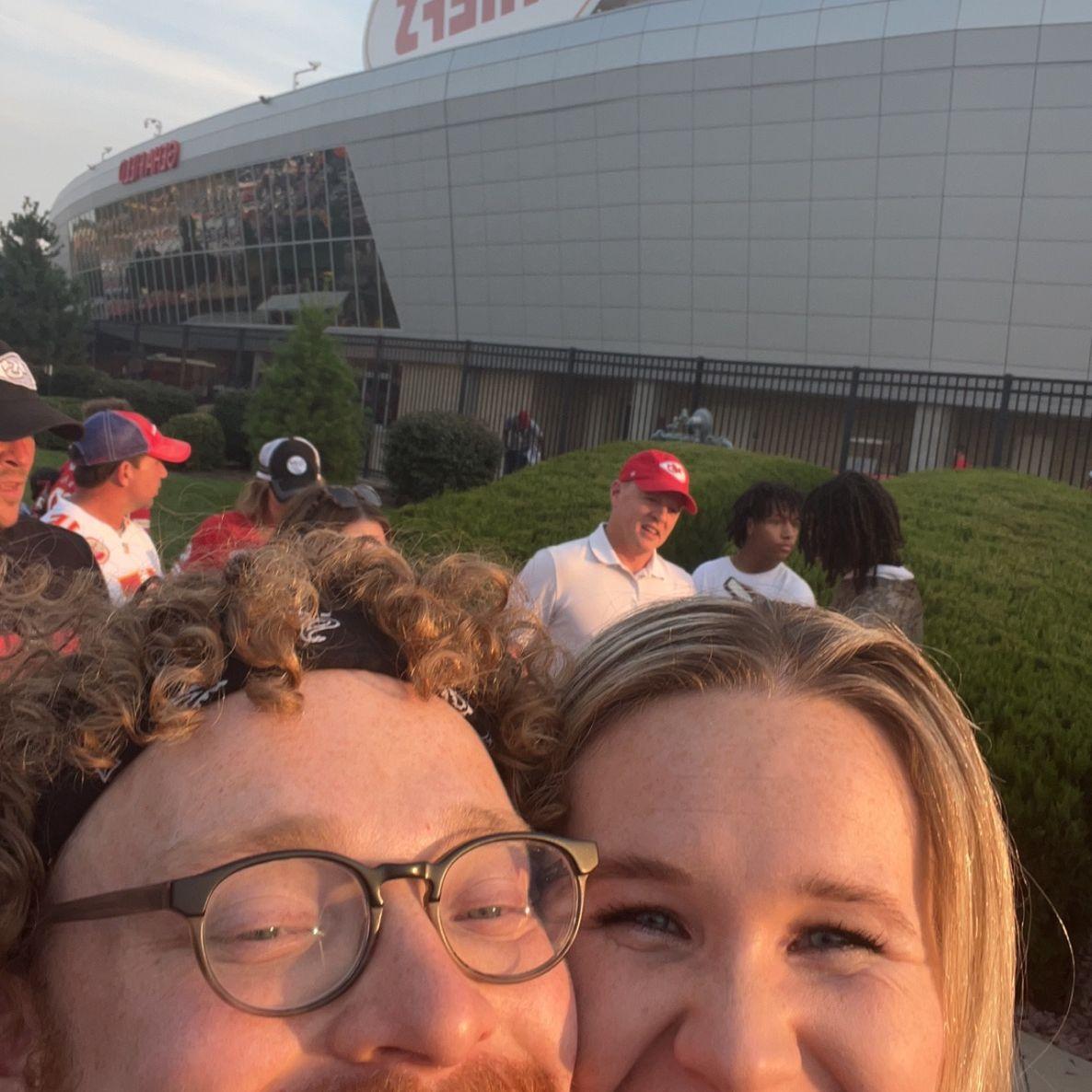 Our first Chiefs game!