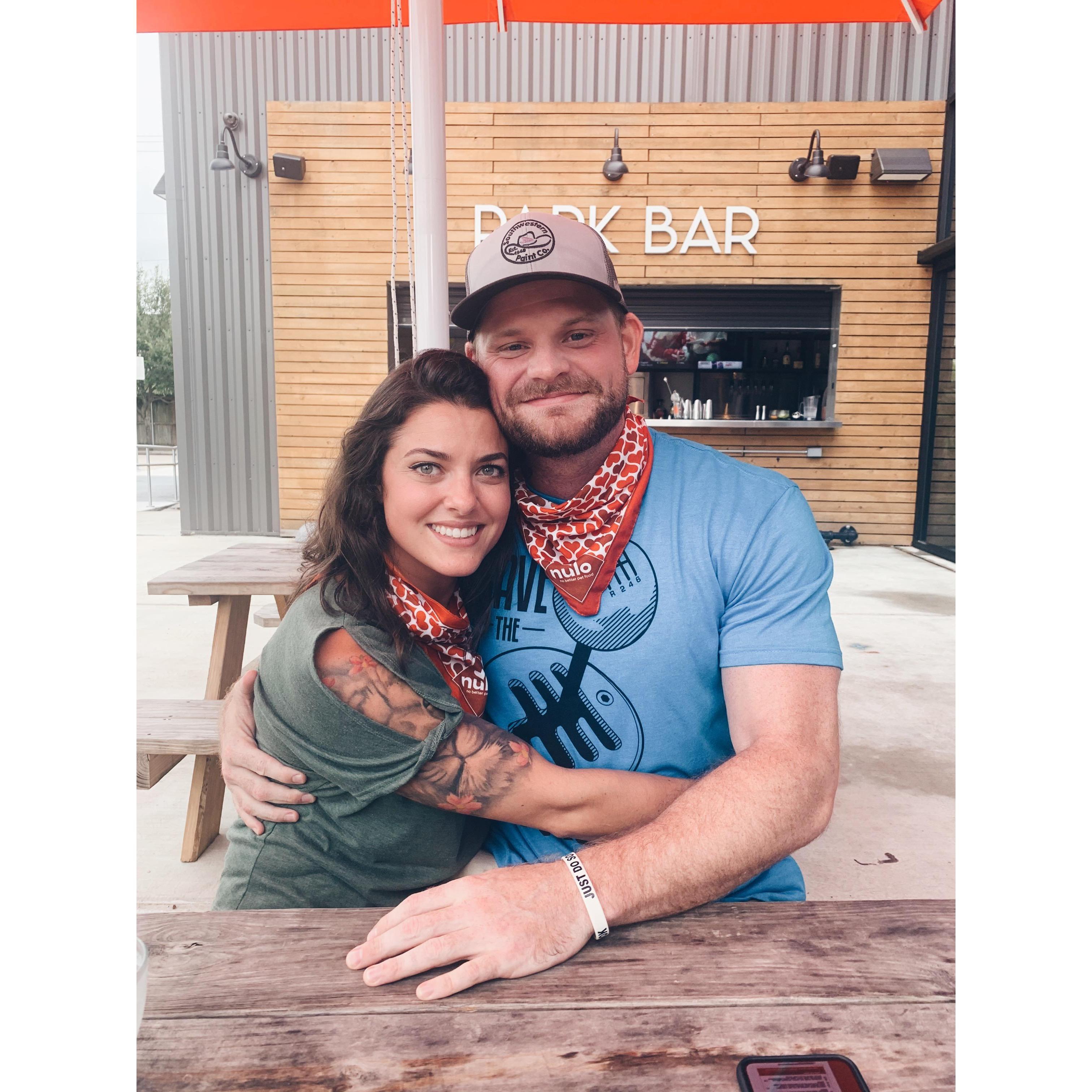 Once we started dating and realized our equal love for food and coffee, we found ourselves out hunting for new places often. (Levy Park)