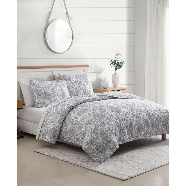 CLOSEOUT! Stone Cottage 3 Piece Doires Damask Quilt Set, King