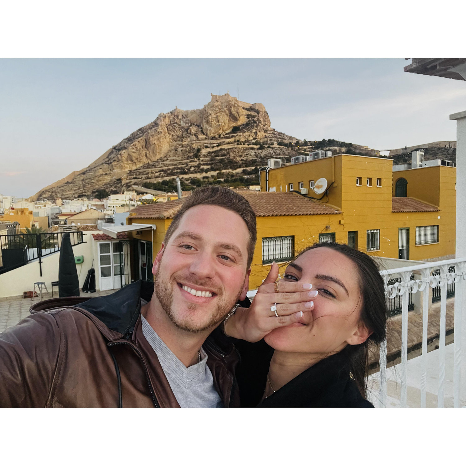 The moment we got engaged β Alicante, Spain π