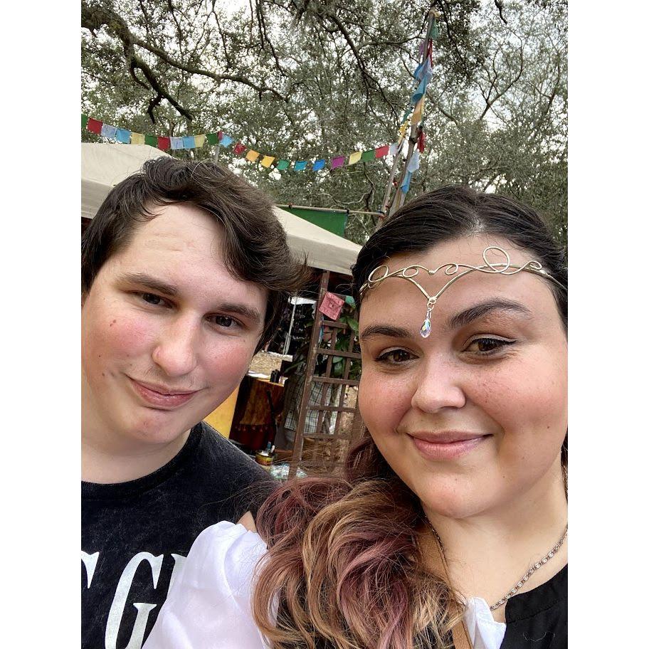 Our first Renaissance Faire together!