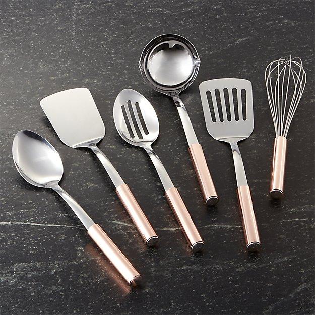 Utensil Set (Elle Decor White/Rose Gold) – The Registry by Kootis