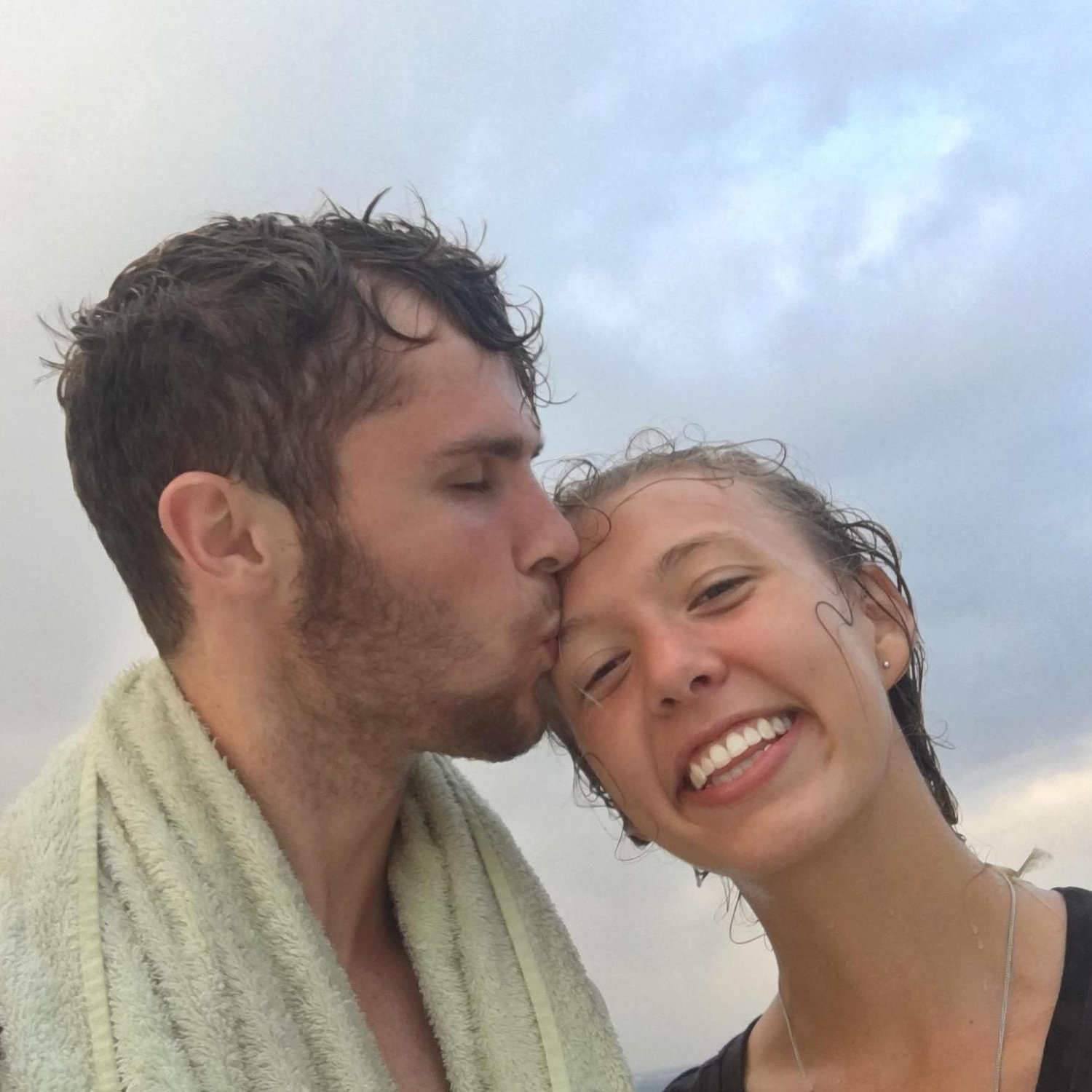 Caught in a rain storm in San Juan