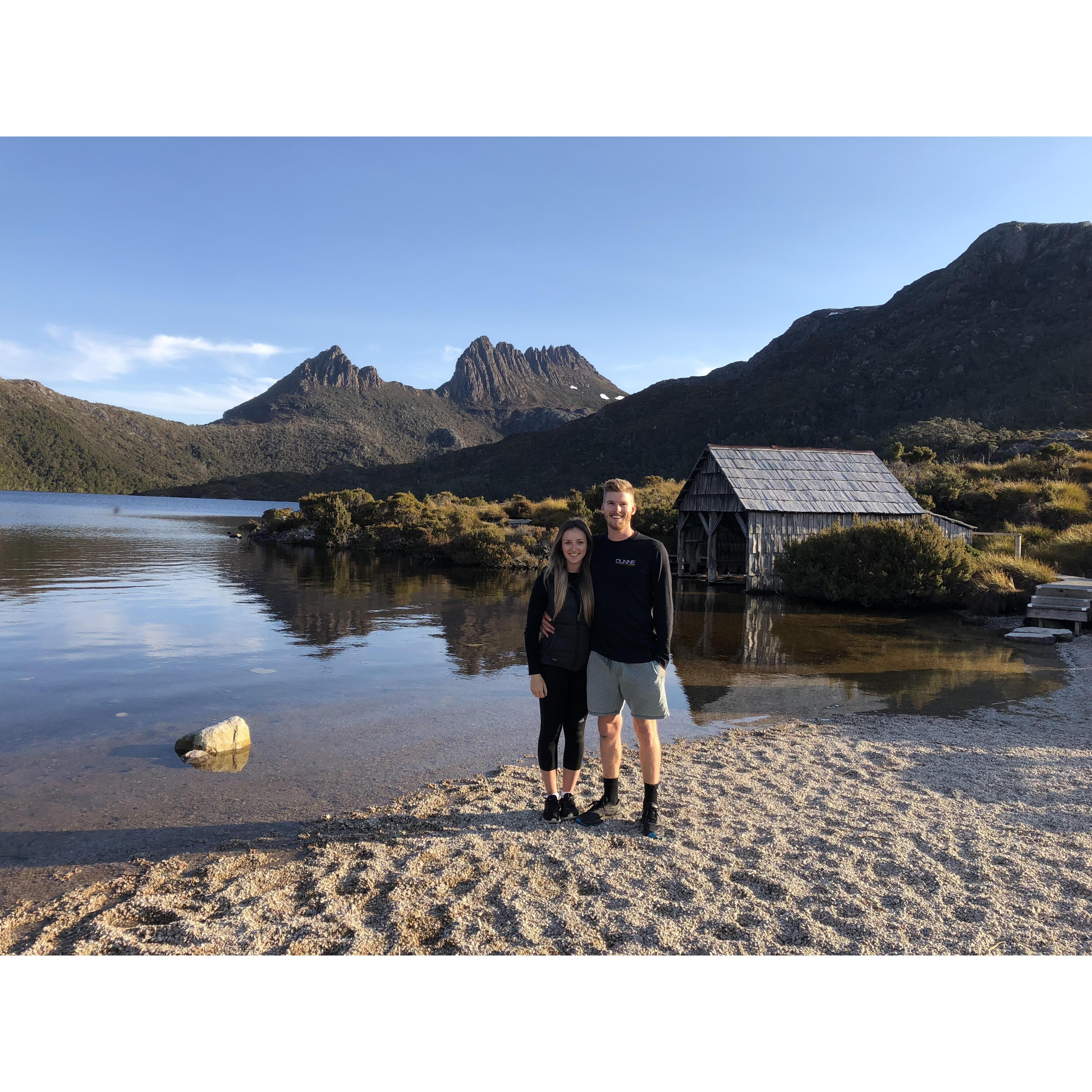 Our first big camping trip to Tasmania.