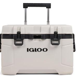 Igloo Trailmate 52Qt Wheeled Cooler, Insulated Hard Shell Ice Chest, Bone 52QT