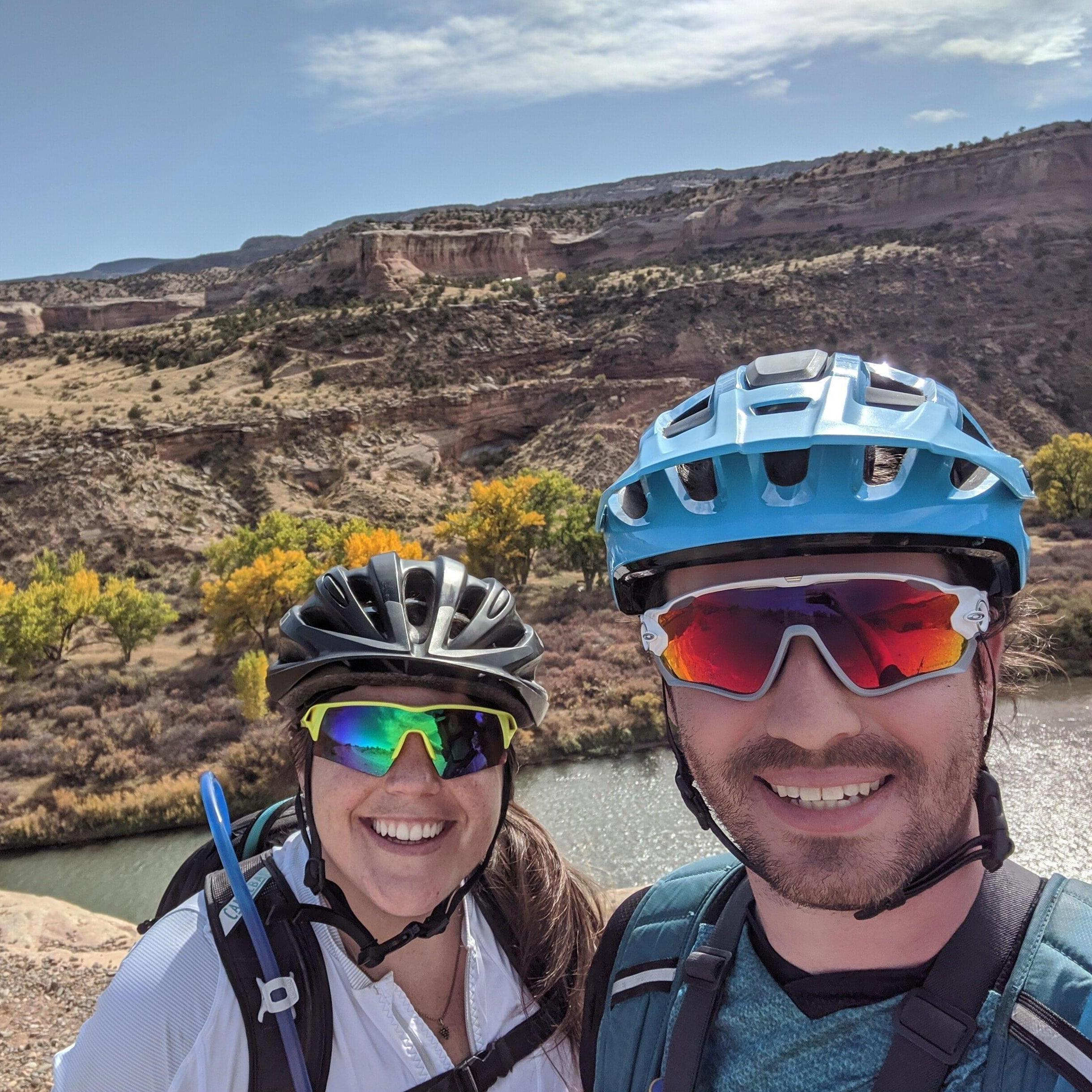 Mountain biking!