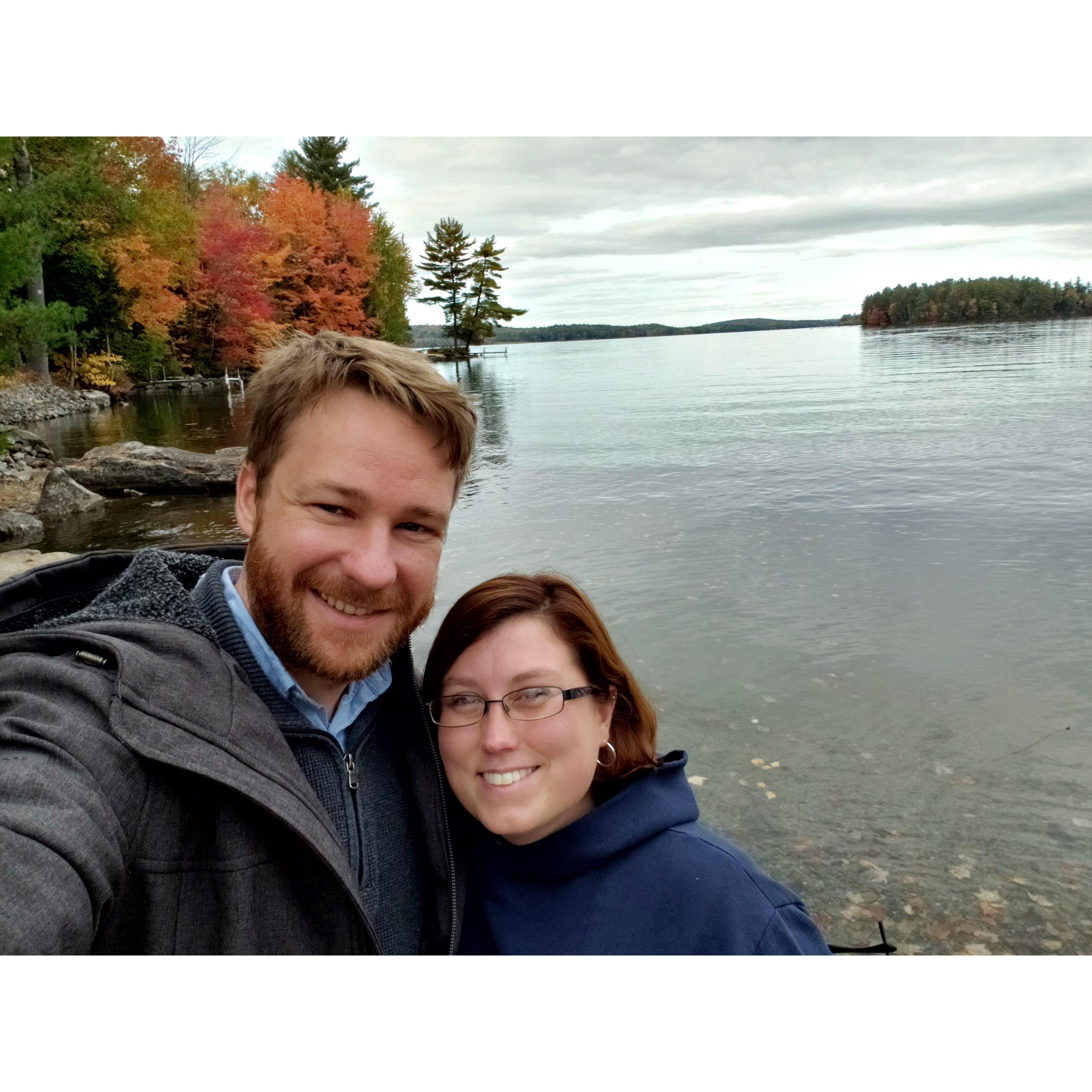 Our first trip to Cori's family cabin in Maine