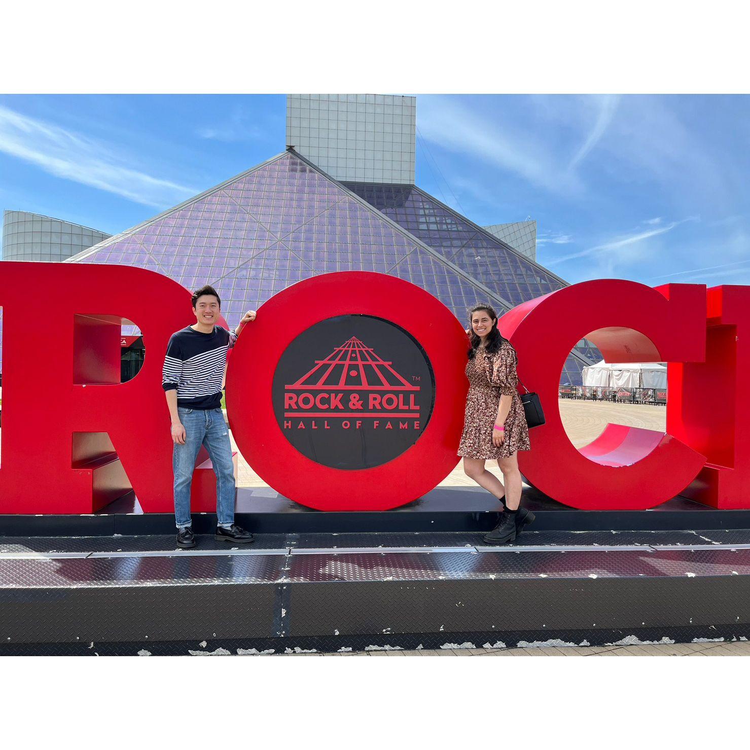 At the Rock and Roll Hall of Fame