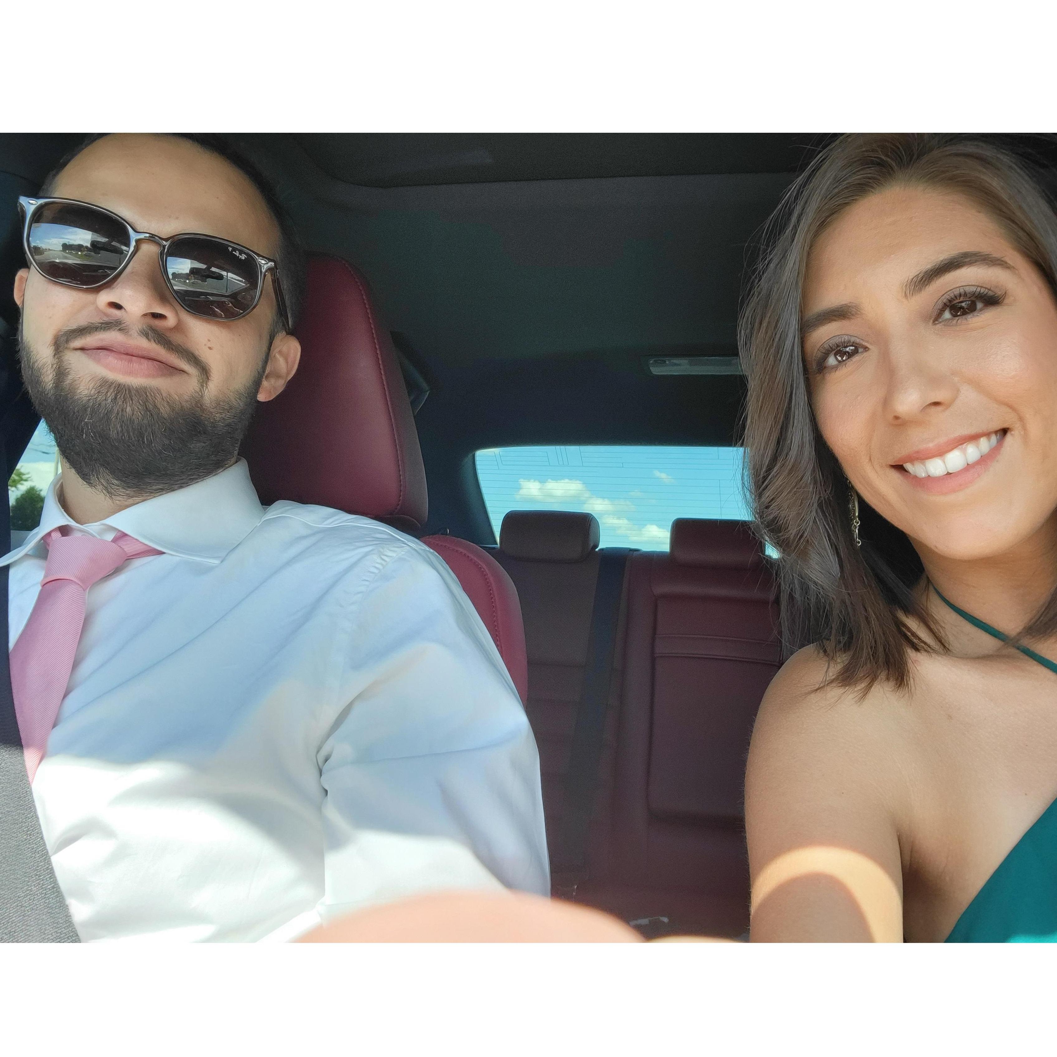Sometimes, we  dress up!