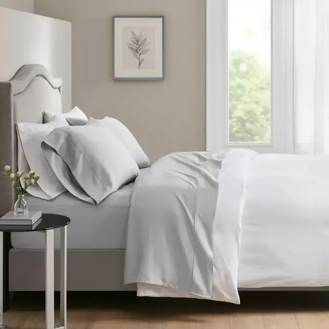 Beautyrest® 700-Thread-Count Tri-Blend King Sheet Set in Light Grey