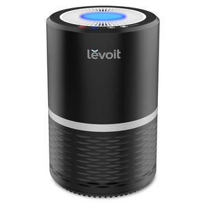 LEVOIT LV-H132 Purifier with True Hepa Filter, Odor Allergies Eliminator for Smokers, Smoke, Dust, Mold, Home and Pets, Air Cleaner with Night Light, US-120V, Black