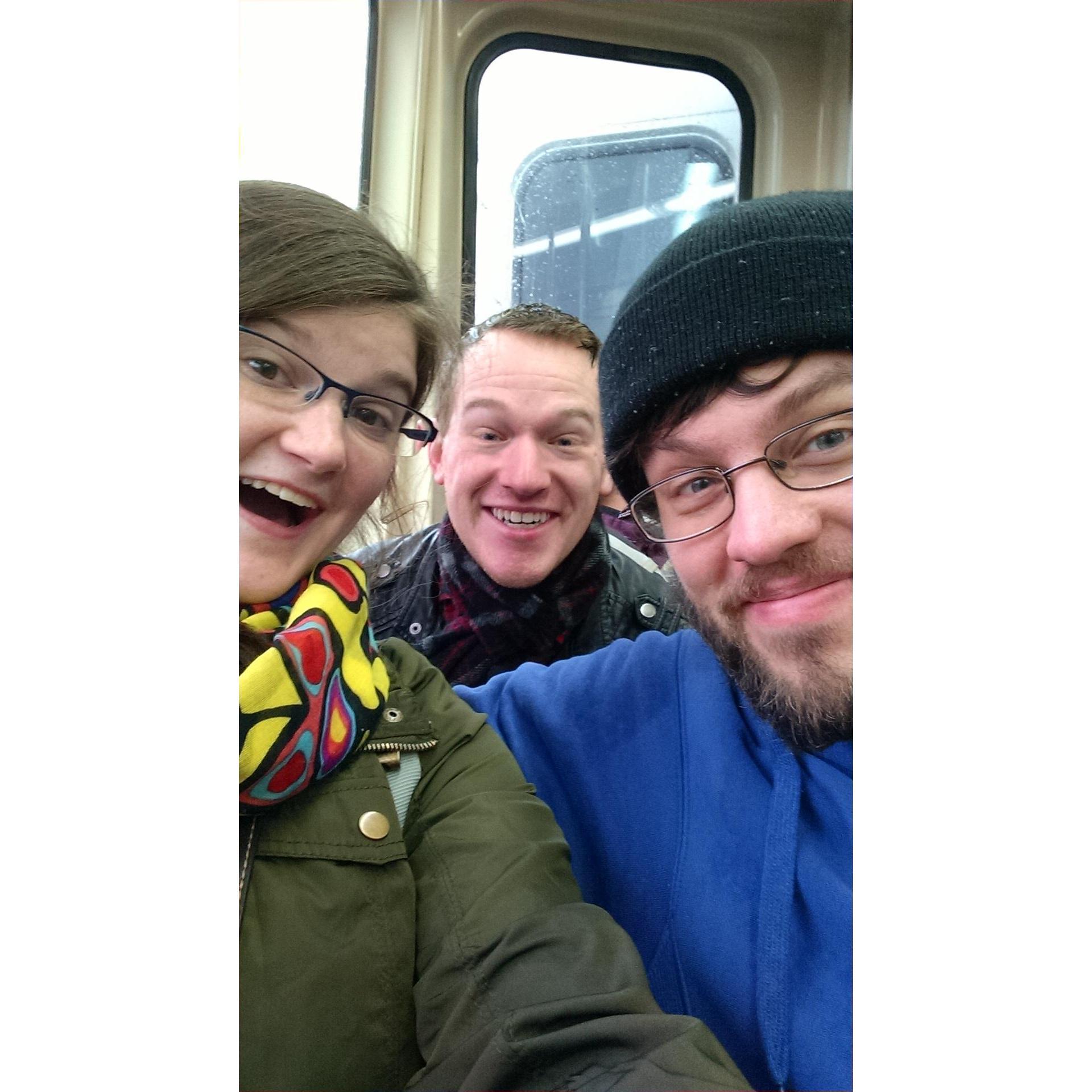Chicago trip with Kevin!
