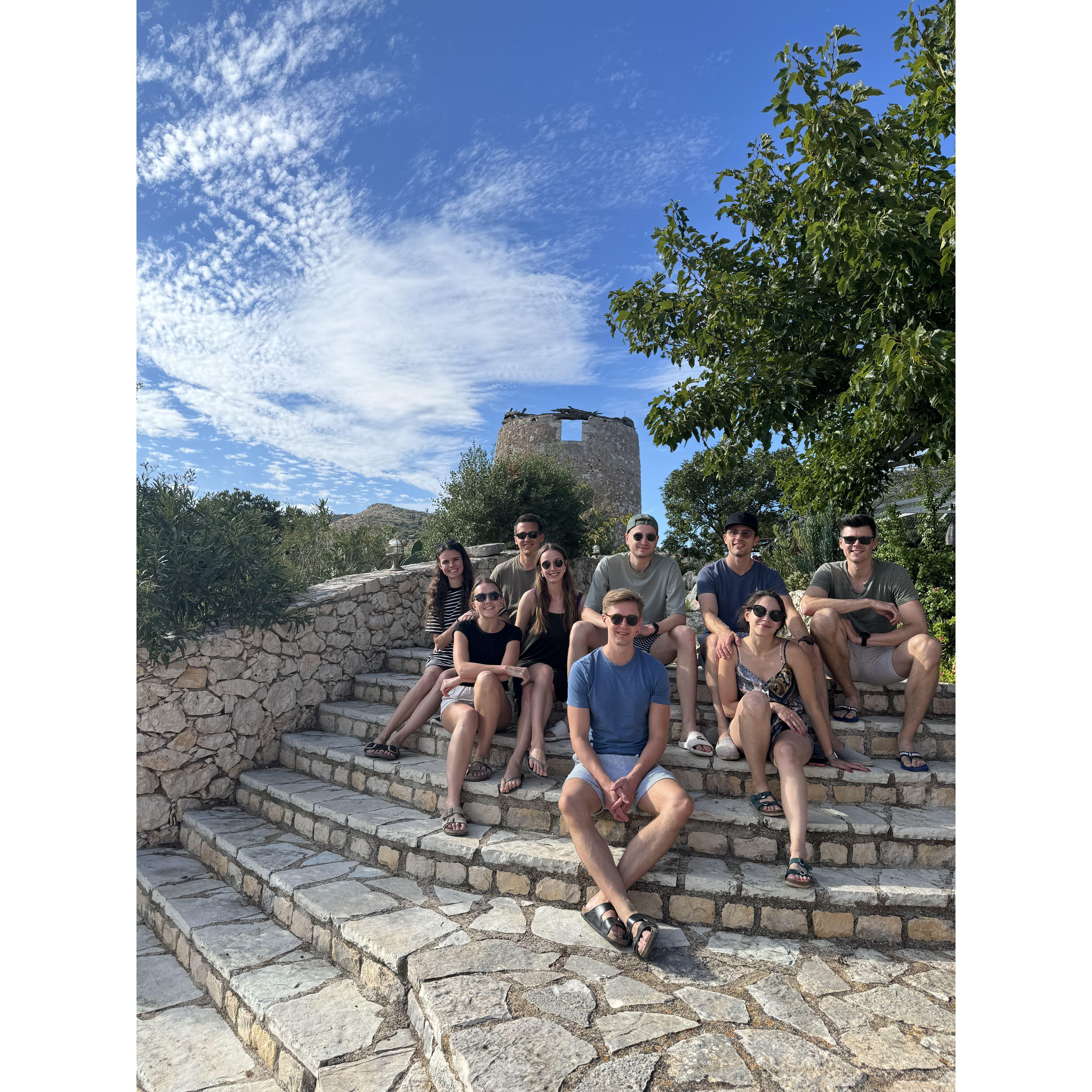 On tour