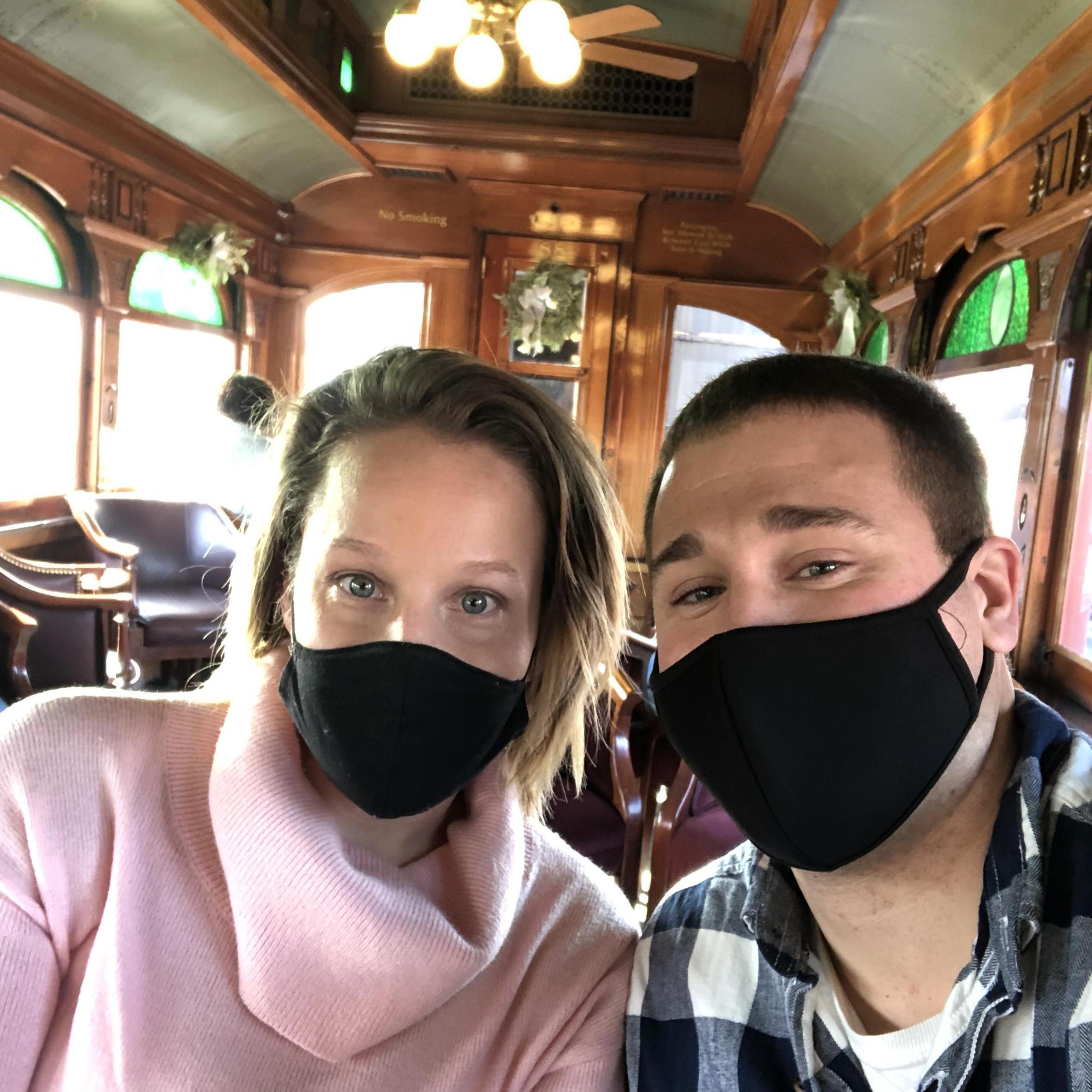 Took a train ride at Strasburg Rail Road (January 2021)