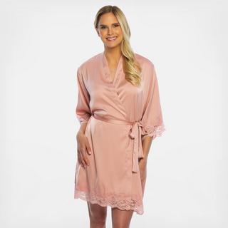 Satin Lace Robe