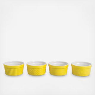 Mixed Pattern Ramekin, Set of 4