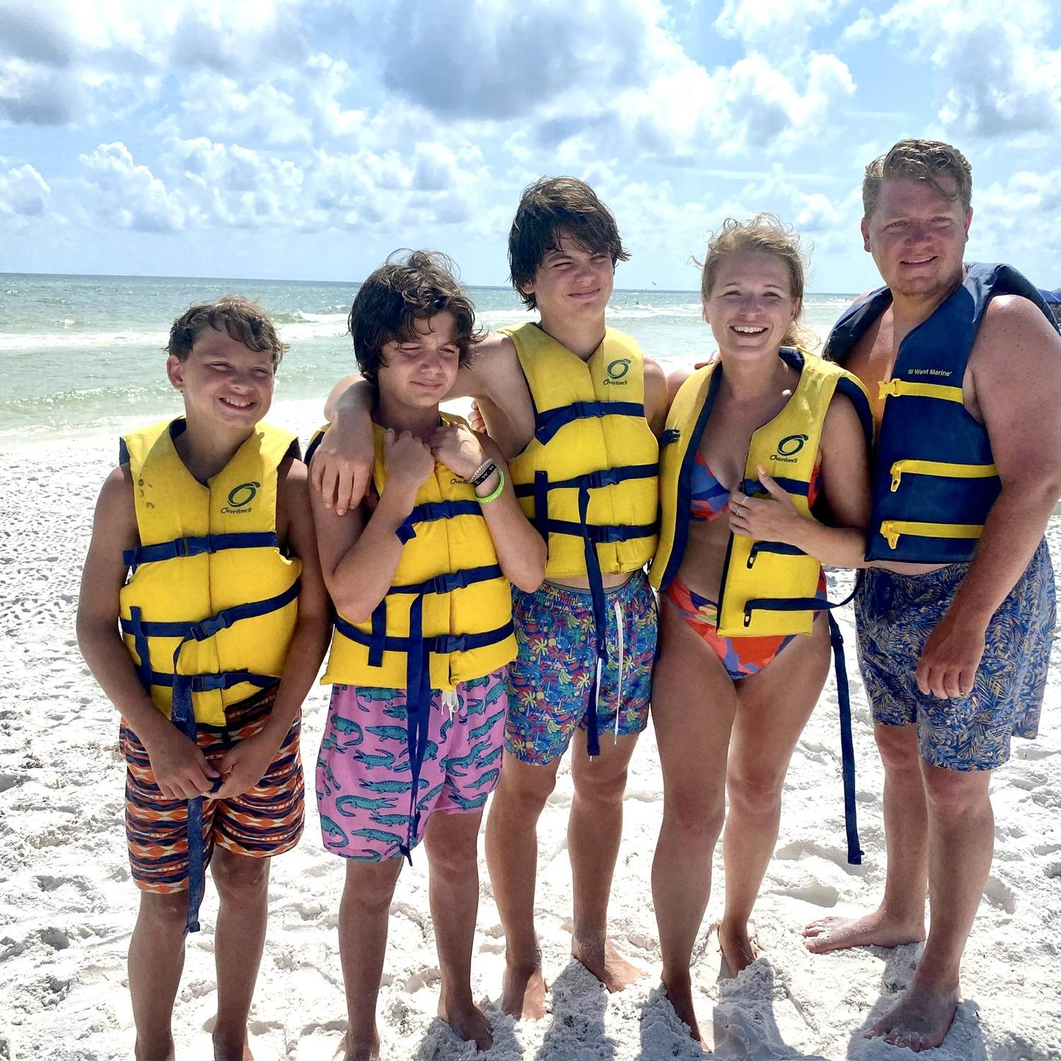 Family beach trip!