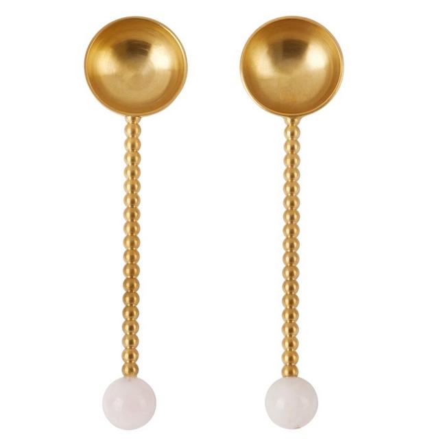 Gold Spheres Spoon Set