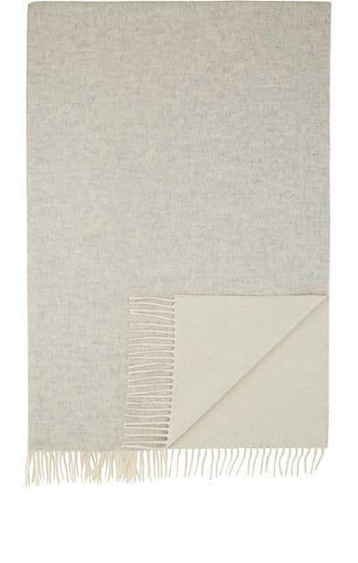 Barneys New York Double-Faced Cashmere Throw