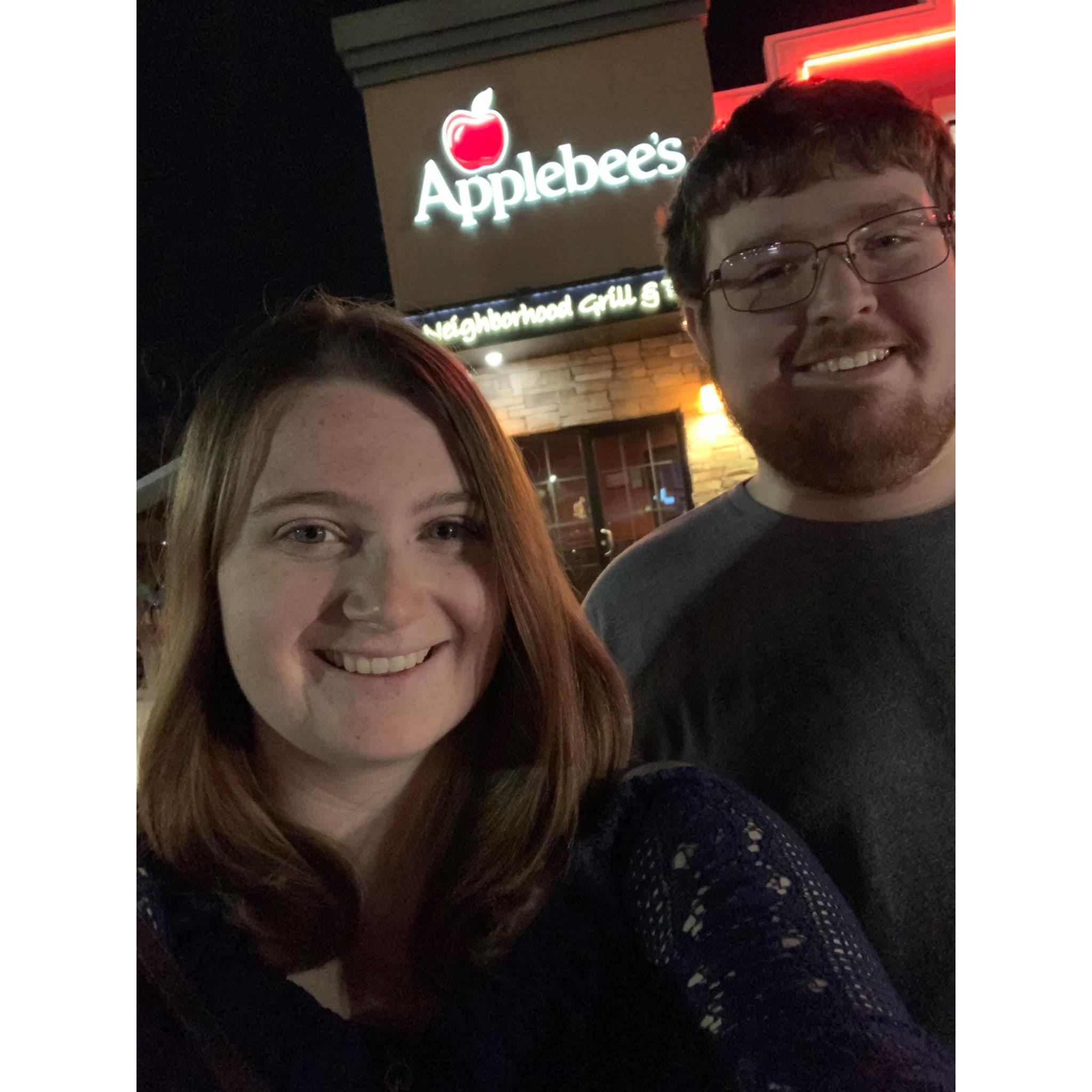 Applebee's Anniversary dinner