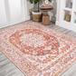Asa Ornate Medallion Washable Area Rug