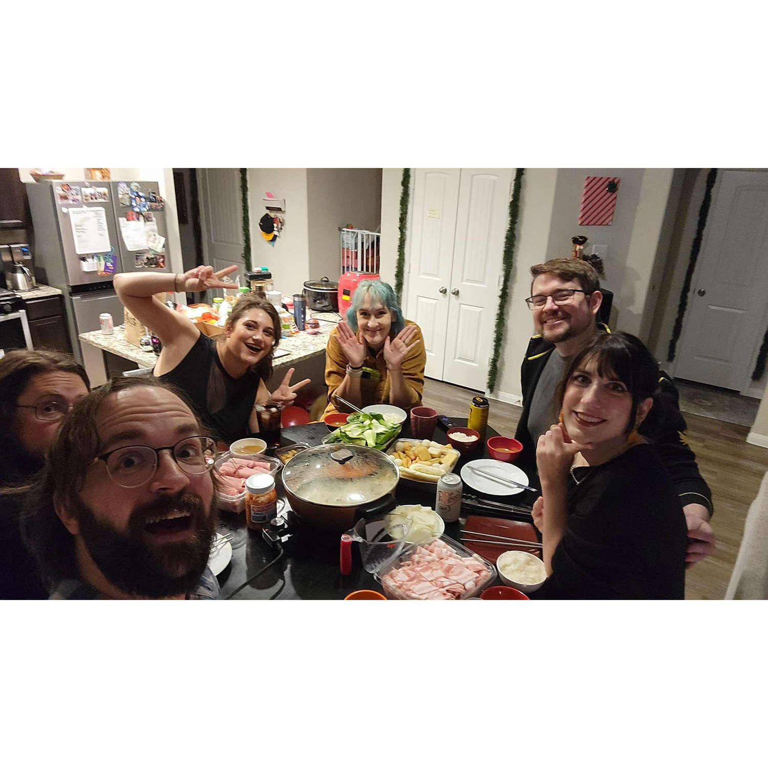 New Years hot pot with the gang!
