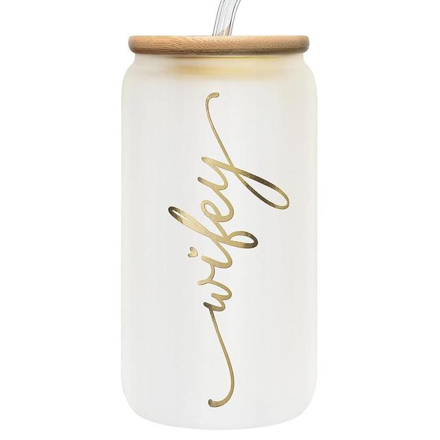 Bride To Be Gifts - Bridal Shower Gift - Engagement Gifts for Women, Bachelorette Gifts for Bride, Bride Gifts - Bachelorette Party Favors, Wedding Bridal Shower Decorations - 16 Oz Can Glass for Her
