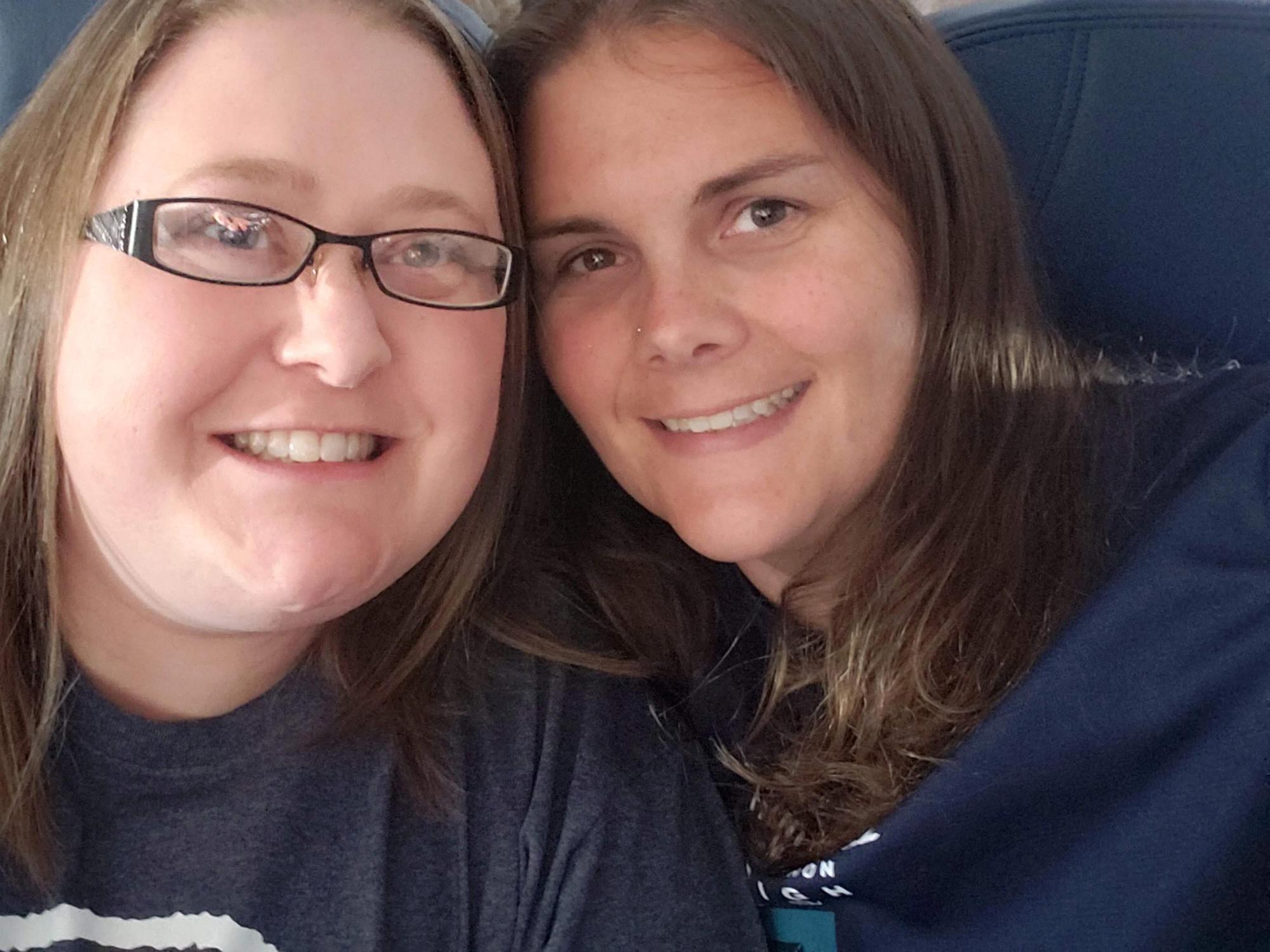 Flying to Minnesota . . . Ivy's first time to meet Allie's family . . .