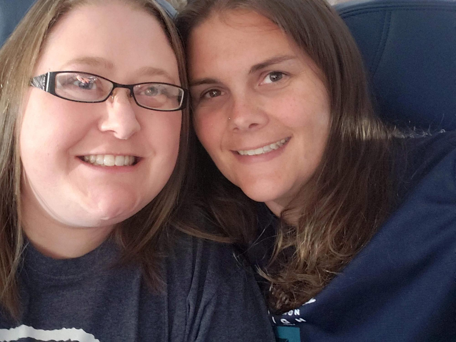 Flying to Minnesota . . . Ivy's first time to meet Allie's family . . .