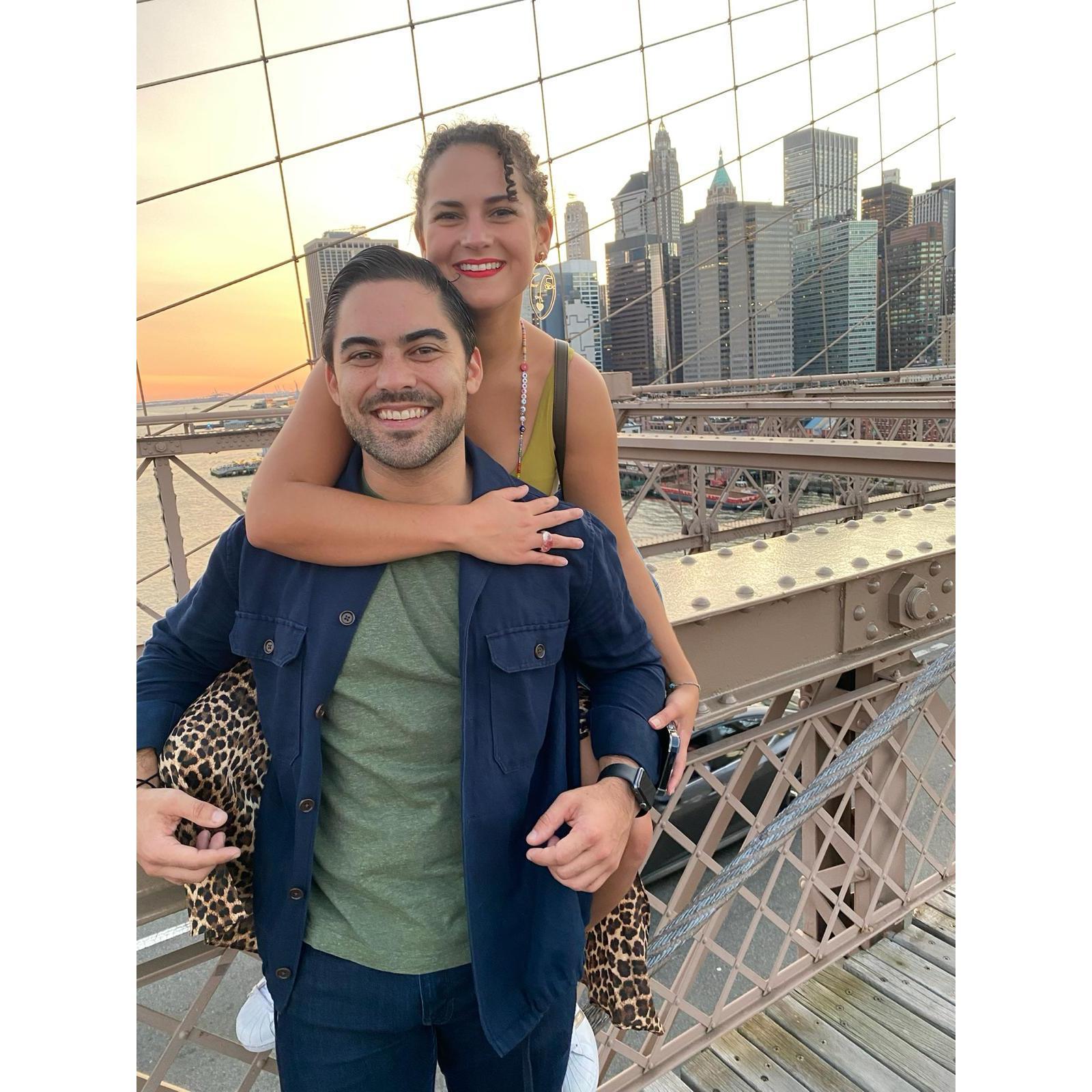 When we lived a $25 bus ride from NYC.