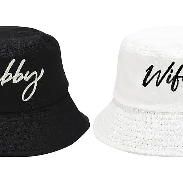 Enodtter Mr and Mrs Bucket Hats