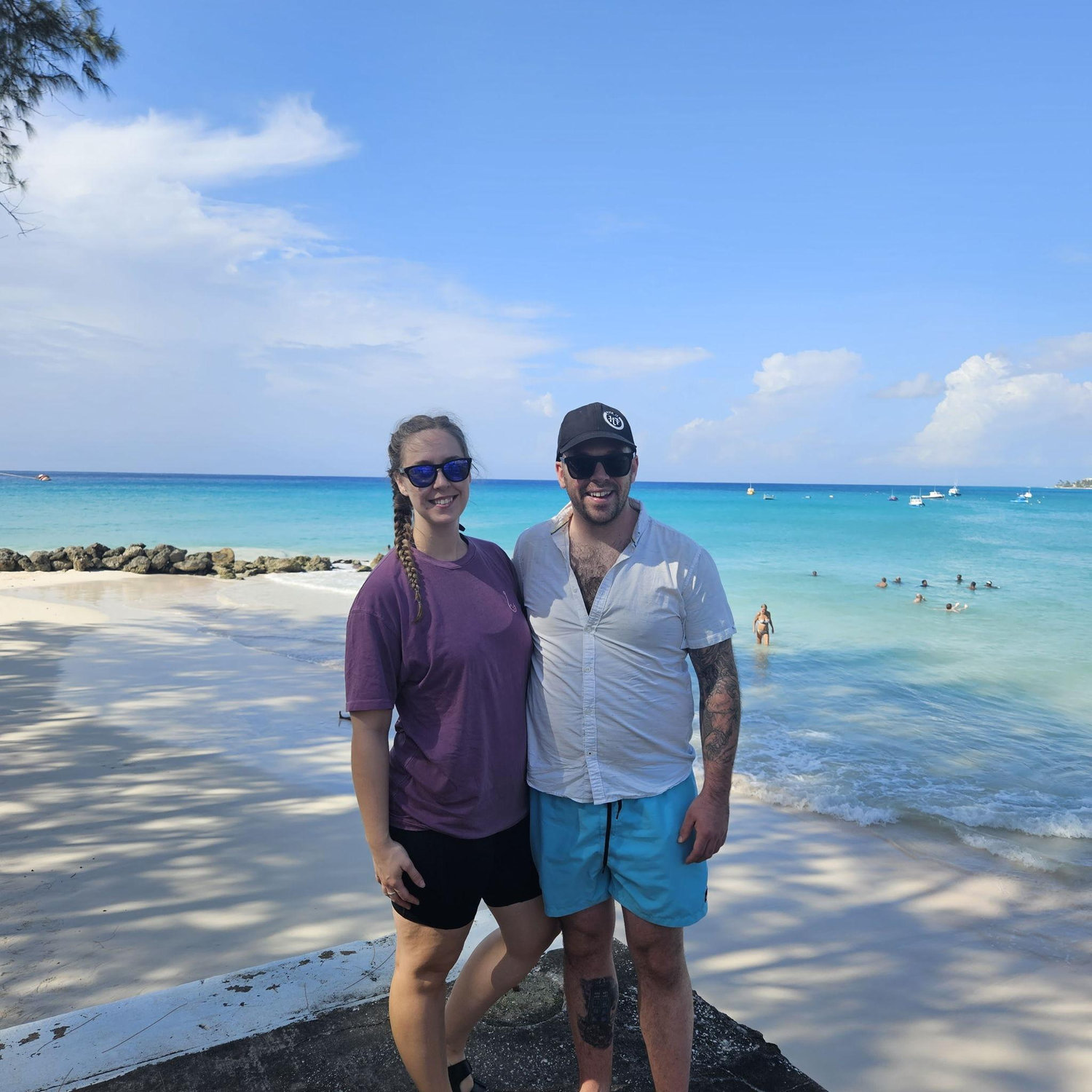 Daniel's first trip to Barbados