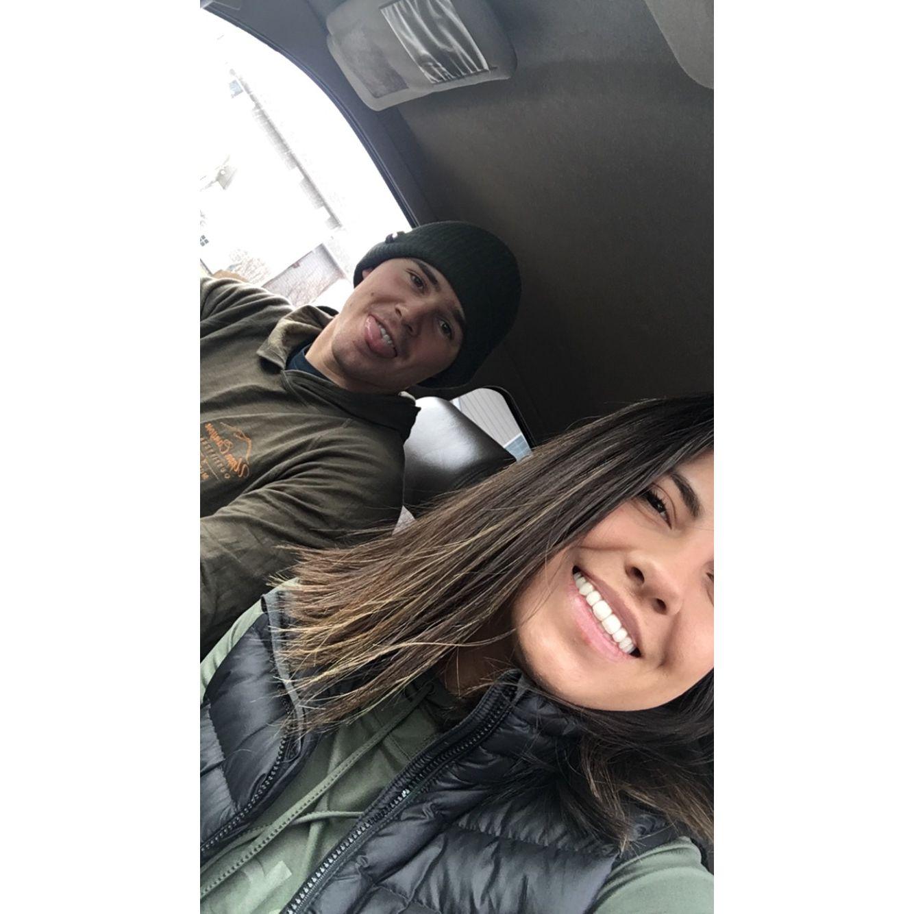 Our first photo together 11/2019