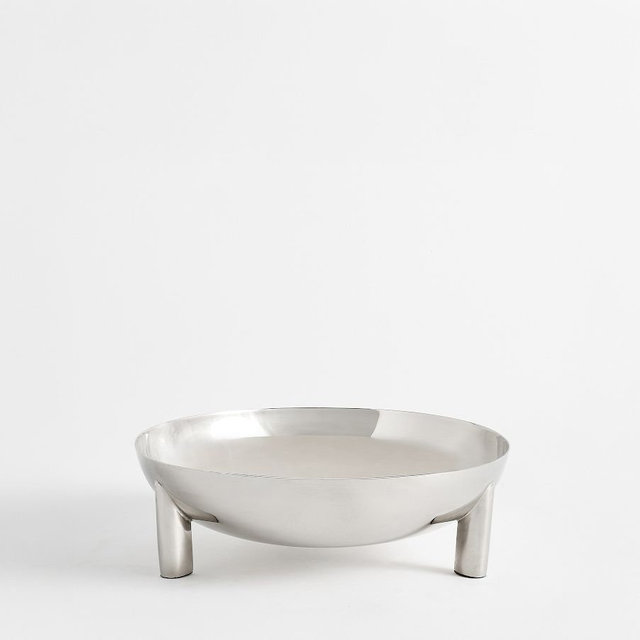 Footed Nickel Bowl Small