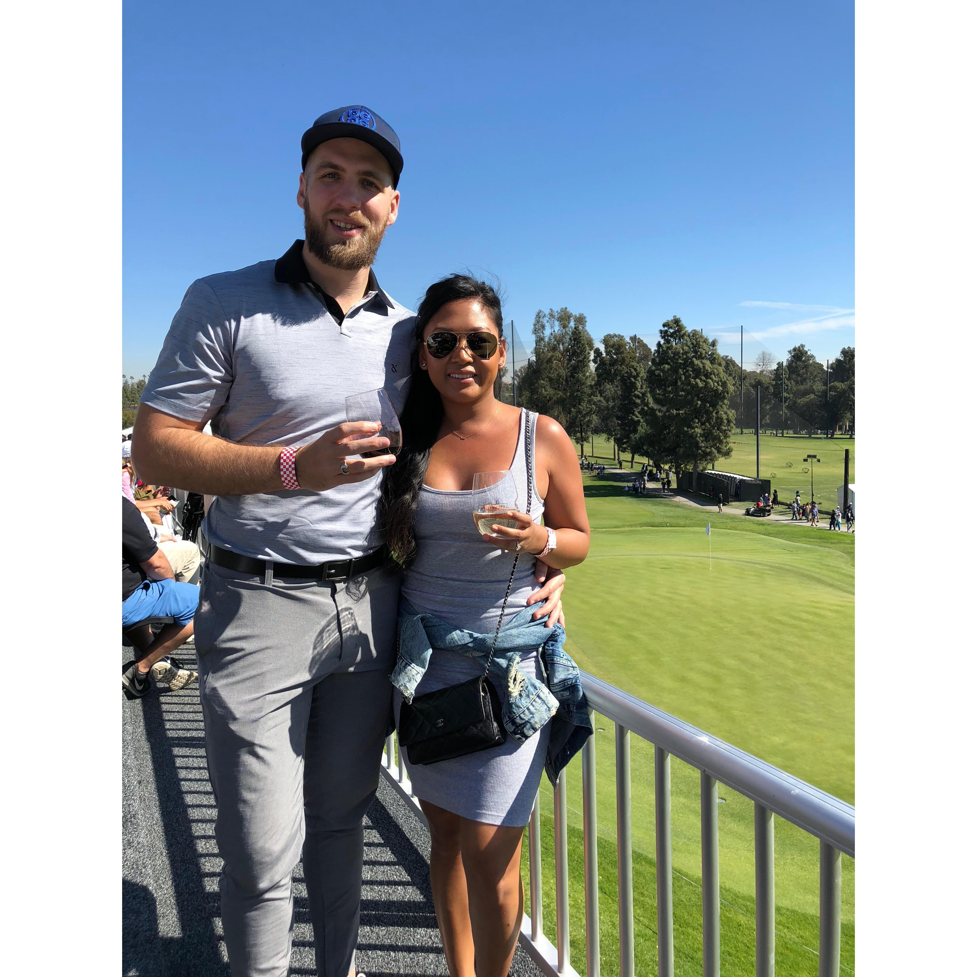 At the Genesis Open