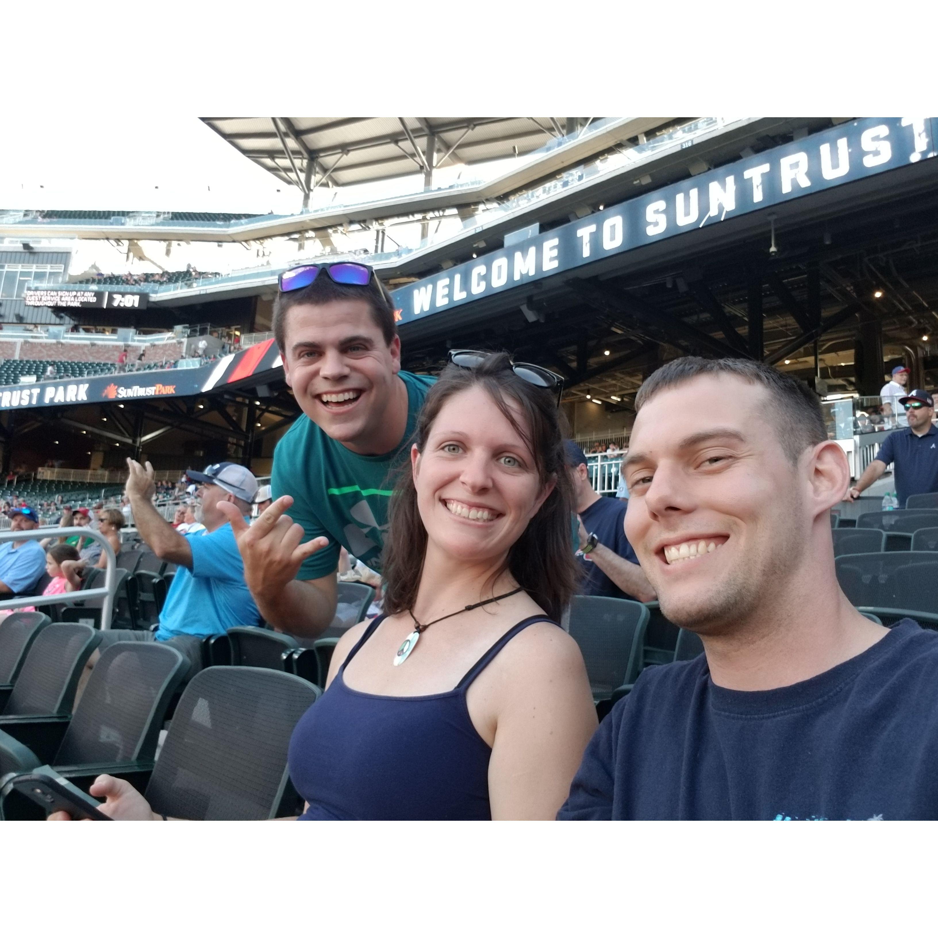 First Braves baseball game 2018