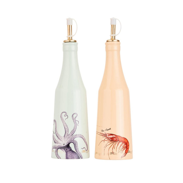 Yvonne Ellen Ceramic Oil and Vinegar Set