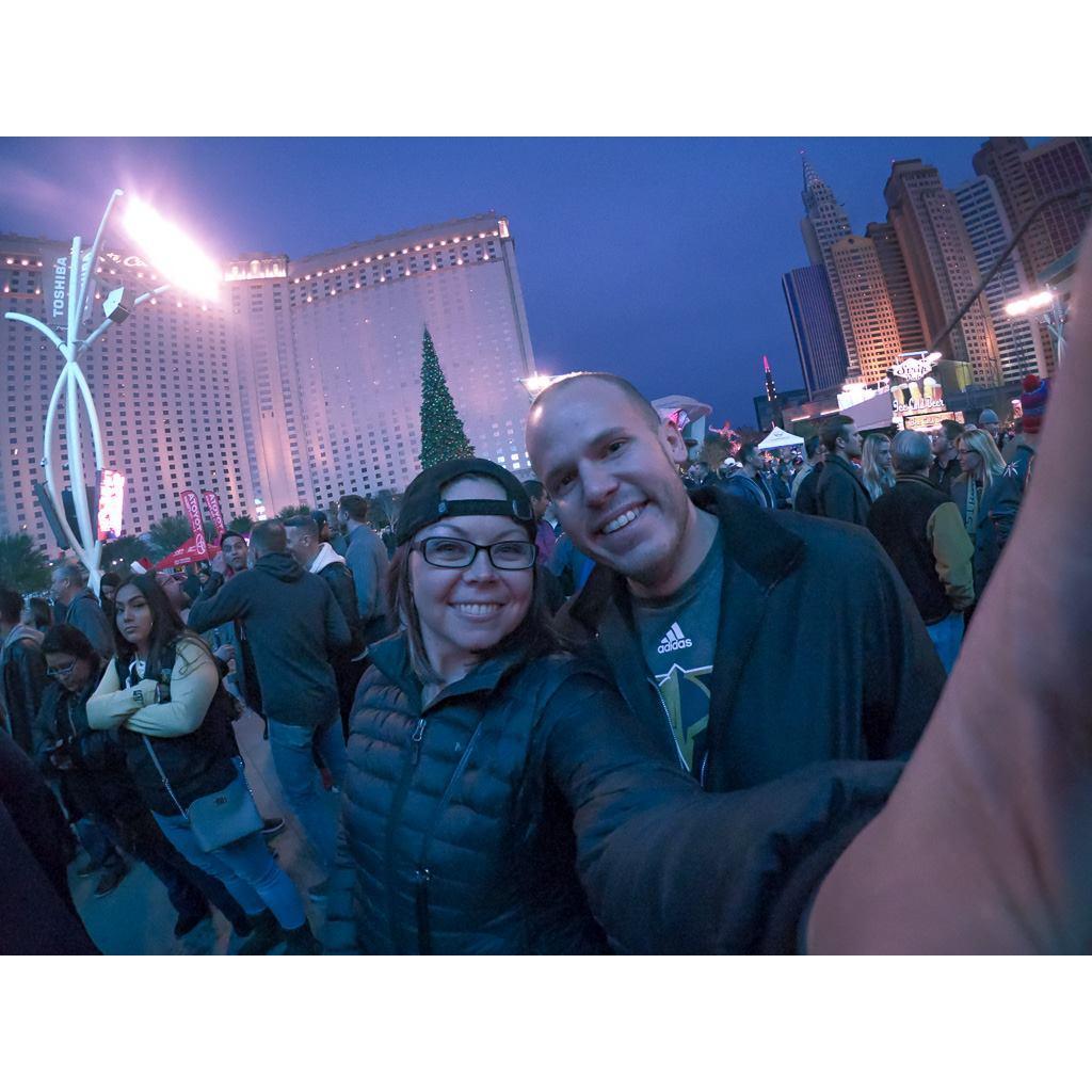 Amy & Mark Manrose, Amy's only friend to come out of her Vegas MBA program.