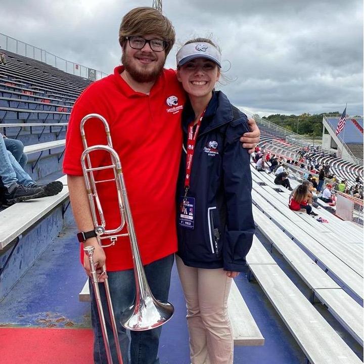 Destin's first alumni band at his alma mater with me as the band GA during my first year at South! So happy we get to share the school we both love! Go Jags!